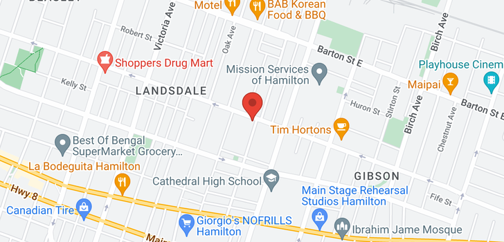 map of 422 CANNON Street E
